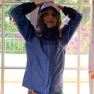Marmot purple windbreaker rain coat